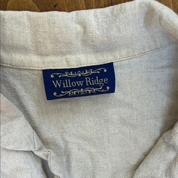 Linen Painters smock jacket M - Picture 2 of 3